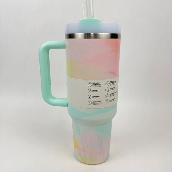NEW Stanley Quencher H2.0 40oz Tumbler Pastel Warm Serene Brushstrokes - Picture 8 of 12